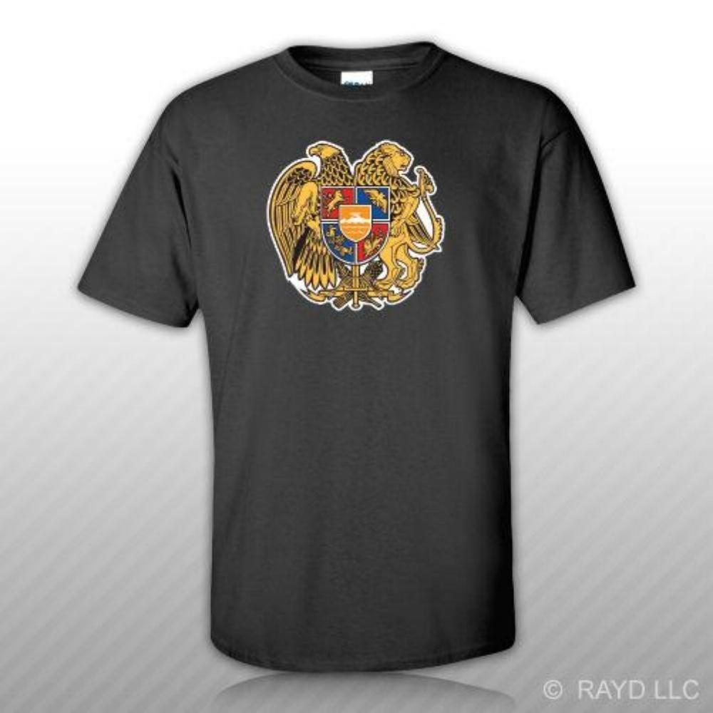 

Ar Ian Coat of Arms Tee Shirt Free Sticker Ar Ia Flag Arm Am Am ​​Unisex T-Shirt XXXXXL чорний