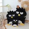 Non-Toxic Soft Cuddly Bad Badtz Maru Plush Toy Kawaii Stuffed Animal Black Penguin Plushies Throw Pillow Japanese Style Doll Xmas Gifts