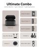 Hollyland Lark M2S Wireless Microphone, 300m Range, 48kHz/24bit HD Audio, 30H Battery, Noise Cancellation, USB-C/3.5mm for Camera Phone