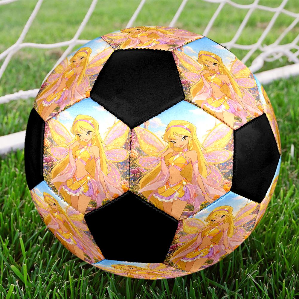Pallone da Calcio Winx Club Taglia 5, Adatto per Partite Indoor e Outdoor, un Regalo Adatto a Tutti.