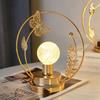 Hollow Out LED Night Light Butterfly/Leaf Shape Decorative Light Metal Table Lamp  Home Decor