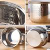 3L 304 Stainless Steel Rice Cooker Inner Container Non Stick Cooking Pot Replacement Rice Cooker Liner Replacement Accessories