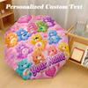Care Bears 8 Rib Auto Folding Umbrella, Personalized Custom Name Text