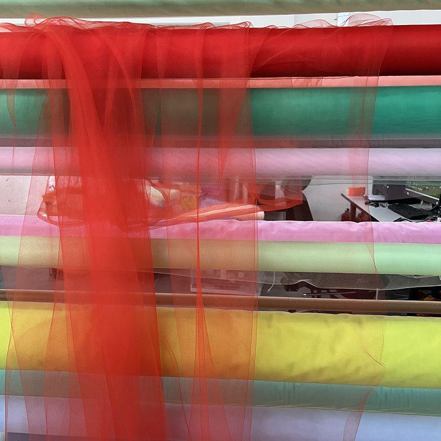 Macaron Sheer Curtain - DIY Decoration for Kindergarten & Festival Chair Environment Creation, Free Shipping