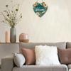 Wooden hanging decorative sign, welcome signs,Love heart shape pendant, indoor or garden decorations, 2D flat pendants, housewarming gifts for friends