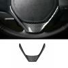 For Toyota Corolla Cover Trim Carbon Fiber Steel Steering Wheel Sheet 2014-