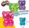 Urso Fidget Brinquedo Squishys Urso de Goma com Glitter Needoh Pequeno Animal Fofo Anti Estresse Fidget Splat Descompressão Ventilação Brinquedo de Apertar