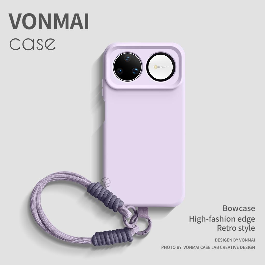 Fox Fruit Is Suitable for Huawei Nova15ultra's New Liquid Silicone Mobile Phone Case Nova14pro Solid Color High-end Trend