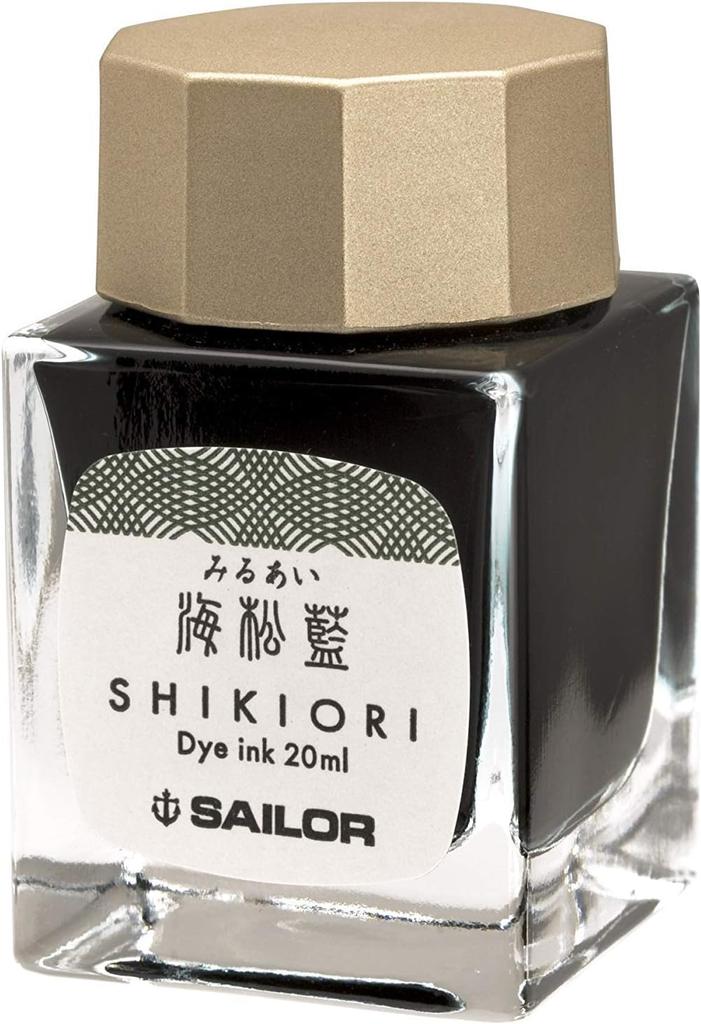 Sailor Fountain Pen Bottle Ink Shikiori Miruai 13-1008-204 