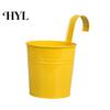 Plant Holder Flower Bright Color Space-saving Sturdy Fence Thickened Body for Courtyards