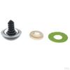10x Glitter Safety Teddy , 24mm