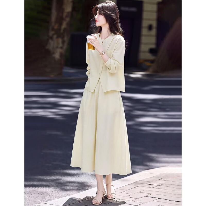 Women's Elegant Shirt and Skirt Set