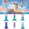 Girl's Little Mermaid Ariel Princess Dress Cosplay Costume For Children Beautiful Mermaid Skirt For Girls' Parties And Performances