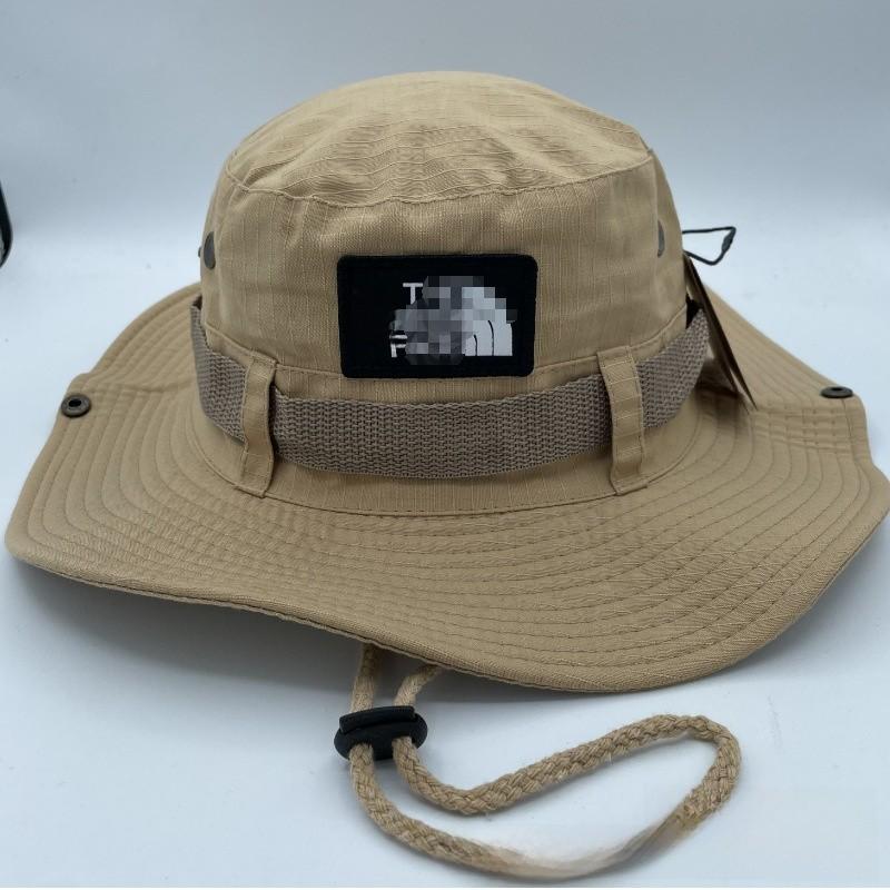 Letter Unisex Fisherman Hat Outdoor Wide Brim Sun Hat With Material Breathable
