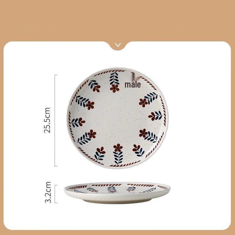 Lin Pan Vintage Ceramic Deep Dinner Plate