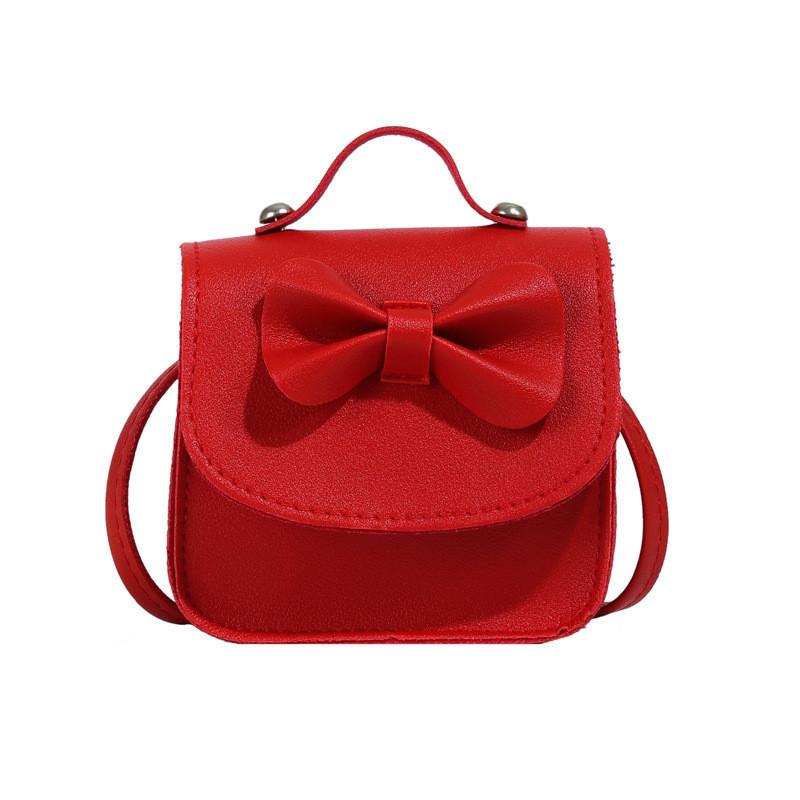Bolsa de Ombro Infantil Estilosa Com Design de Laço Fofo Perfeita Para Uso Diário de Meninas e Meninos