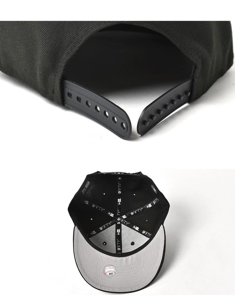 New Era BASIC SNAP 9FIFTY OSFM Red Sox Schwarz x Weiß Kappe