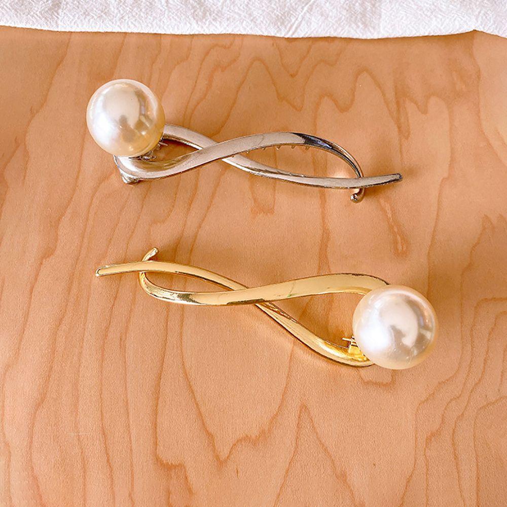 

Headdress Female Frog Buckle Girls Ponytail Holder One Word Clip Hair Accessories Curved Hair Clip