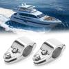 2pcs Stainless Steel Boat Marine Hinged Upper Jaw Slide Hardware Fittings