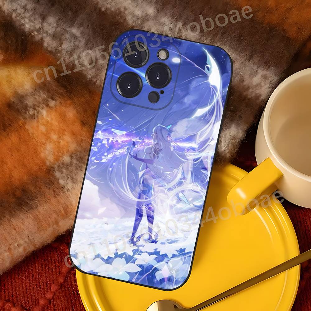 S-Skirk Genshin Impact Phone Case For iPhone 17,16,15,14,13,12,11,Pro,Max,Plus Shockproof Cover