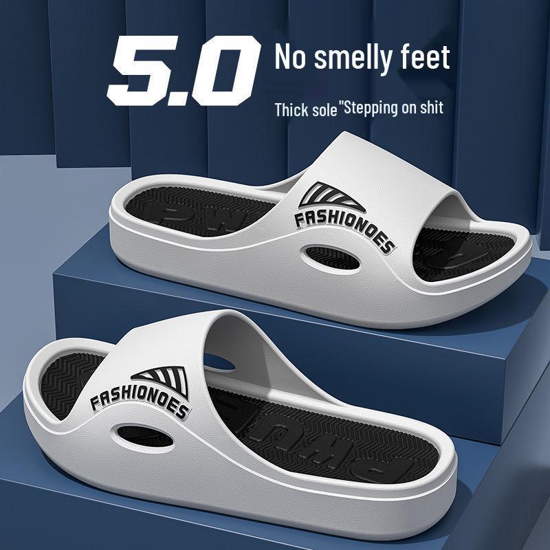 Men's Summer Slippers - Trendy, Soft, Comfy for Home, Bath, or Beach Use