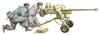 Platz 135 World War II German Army 2.8cm sPzB41 Gerlich Heavy Anti-Tank Gun & Fallschirmjager Plastic Model DR6056