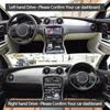 For Jaguar XJ XJL X351 2010-2019 Car Dashmat Black/Brown Leather Dashboard Cover Suede Leather Dash Mat Pad Sunshade Accessories