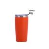 20oz Powder Coated 304 Stainless Steel Car Tumbler, Double Wall Vacuum Insulated Iced Coffee Travel Cup with Sliding Lid
