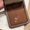 S925 Sterling Silver Spirit Snake Necklace with Full Diamonds - Zodiac Year Premium Autumn/Winter Jewelry