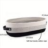 Oval Handle Bathroom Storage Basket Storage Basket Clothes Storage Box, Layered Finishing Box for Clothes and Pants