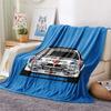 1PC Martini Custom Name Patterned Flannel Blanket Suitable For All Seasons For Home Decor Warmth And Comfort Gifts Holiday Present
