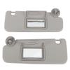 1 Pair Sun Visor Left Right Sun Visor with Mirror Replacement for Sonic Aveo 2012 To 2020 Grey