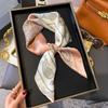 New small silk scarf women's versatile high-end decorative square scarf professional small scarf new Korean version streamer bag binding gift