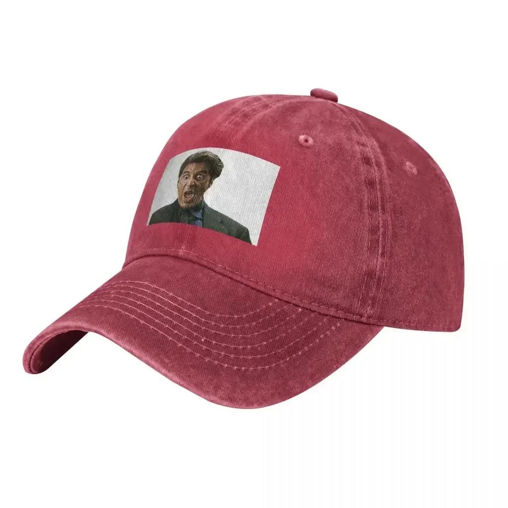 Al Pacino Illustration HEAT Baseball Cap Designer Hat Big Size Hat Womens Unisexs