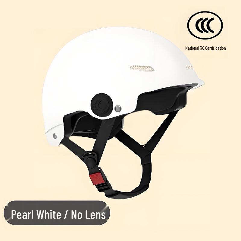 3C Certified Retro Summer Helmet – Lightweight, Breathable, All-Season Half Helmet for Men and Women