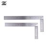 Stainless Steel 250mm/300mm Aluminum Alloy Square Ruler Right Angle Measuring Rule Tool Angle Square Ruler 90 Thickened Handle