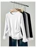 YB528# Early Autumn Korean Lace Slimming Long Sleeve Fashion Top