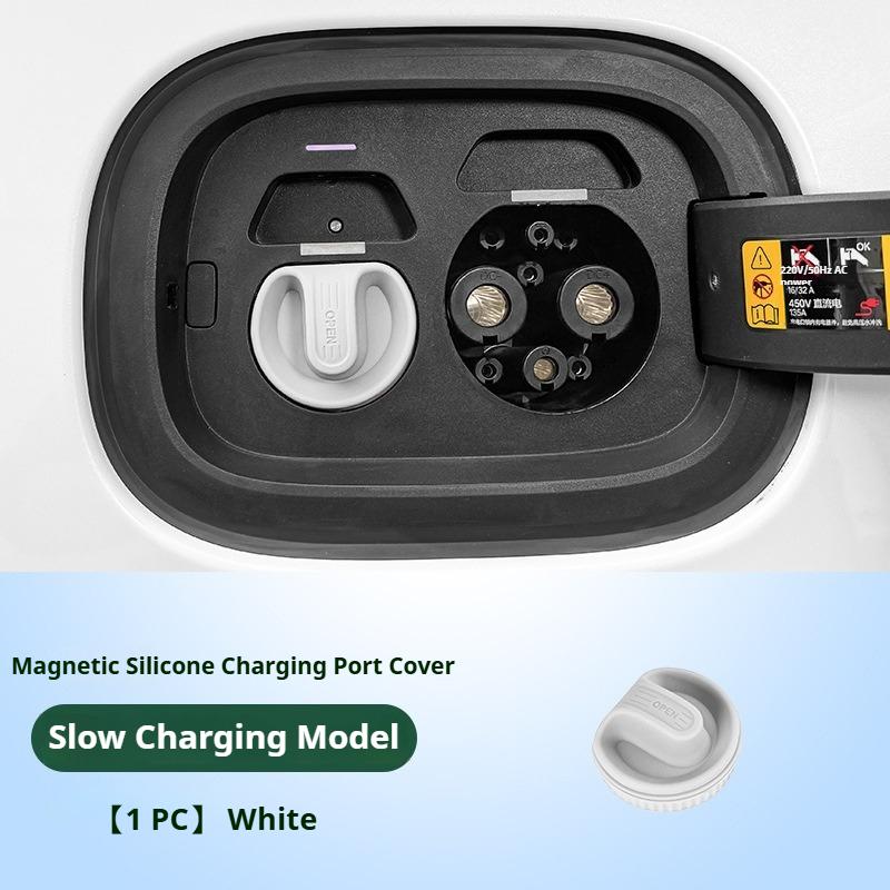 Per Chery Tiggo8 Tiggo9 Tiggo7 Serie Nuova Energia Copertura Protettiva Magnetica in Silicone per Porta di Ricarica Auto Copertura Impermeabile Antipolvere