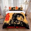 Rambo First Blood Action Print 3Pcs Bedding Set,Duvet Cover with 2 Bedro,Pillowcase Home Birthday Gift