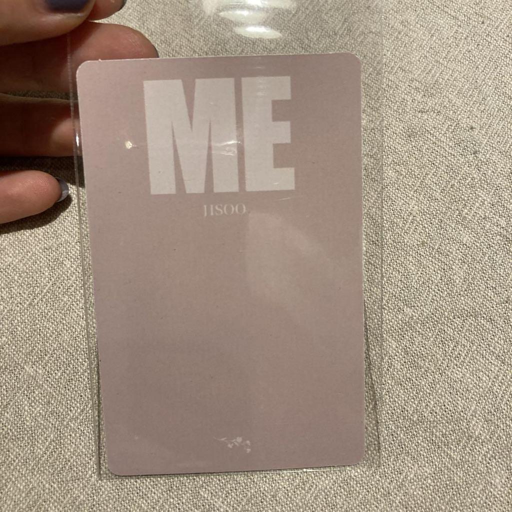 [USED] Jisoo LP Blackpink Jisoo ME Album Vinyl LP Trading Card