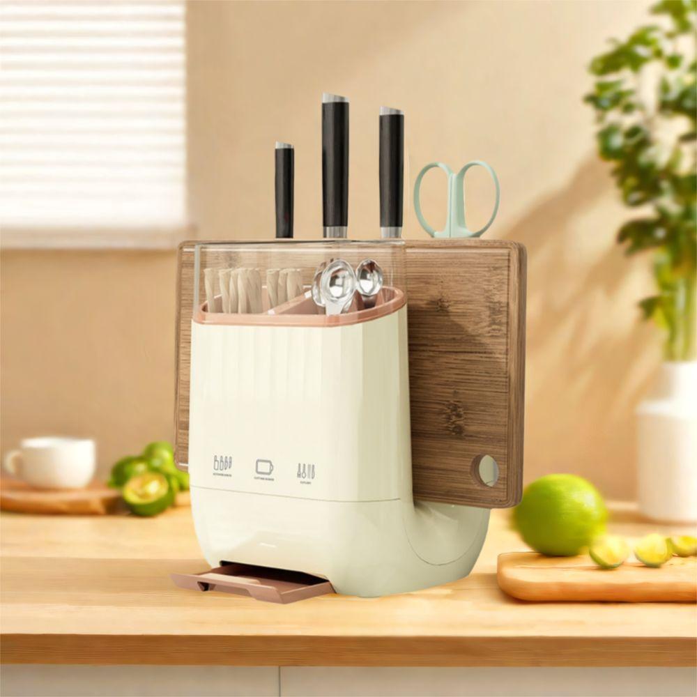 Large Capacity Cutting Board Holder Anti-slip Cutter Holder Utensil Chopstick Holder  Countertop