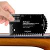 Guitar String Action Gauge Ruler Set Up Gauge Multifunctional Fret Rocker Luthier Tool with Leather Case, Precise Etched