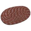 Cotton Oval Door Mat for Porch/Kitchen/Bathroom/Laundry Room