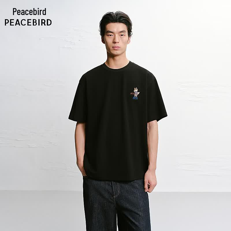Peacebird Men s Short Sleeve T-shirt BACNF218Y S