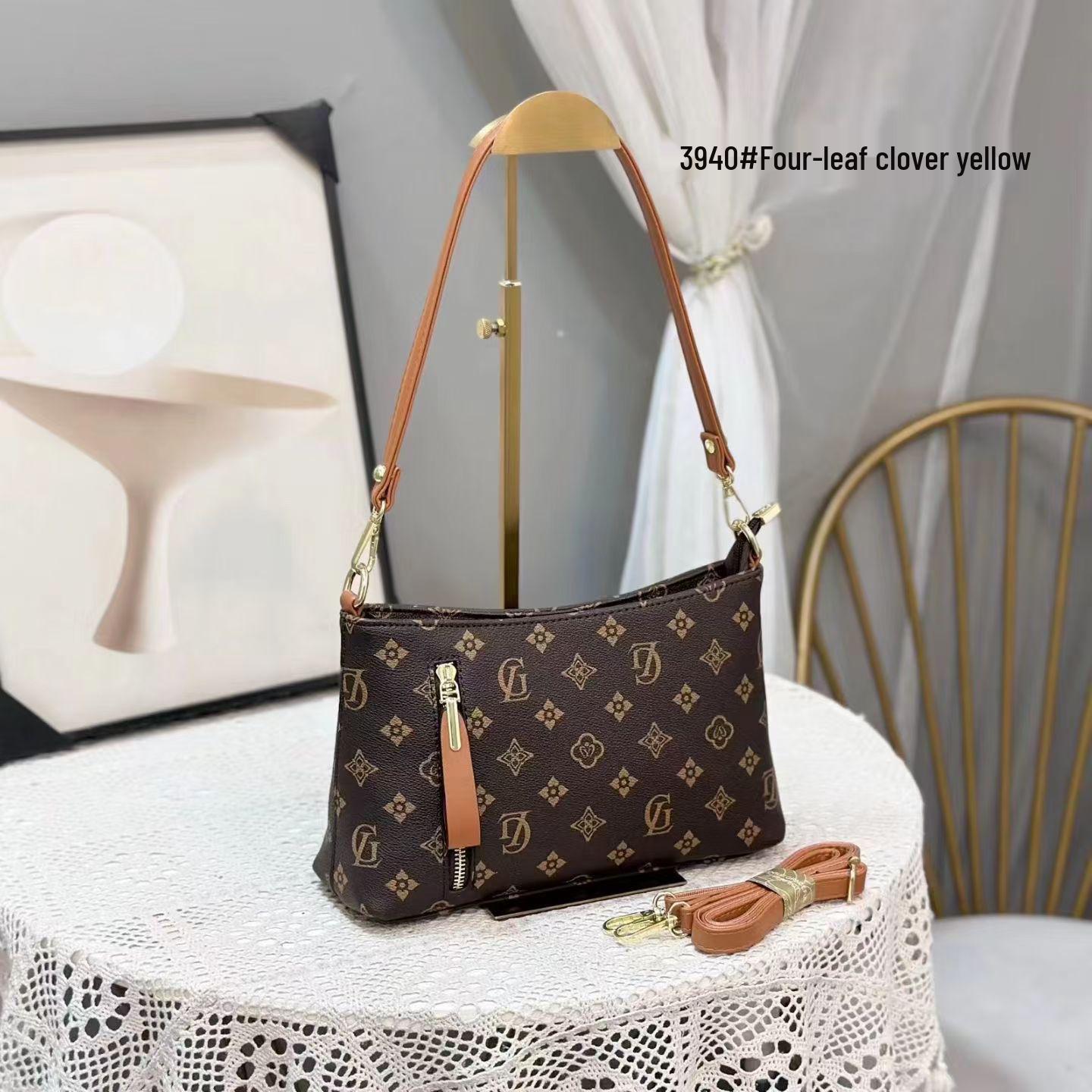 

Women s 2025 New Versatile Underarm Hobo Shoulder Bag - Old Flower Design