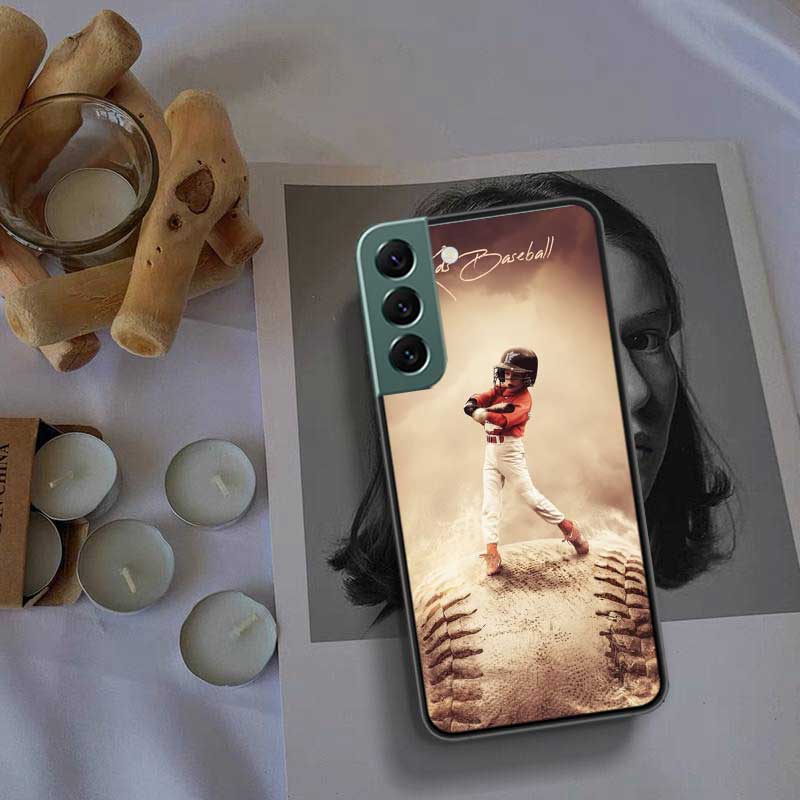 Baseball Phone Case For Galaxy A55 A35 A25 A15 A03S A04S A05S Samsung A20E A30 A40 A50 A70 A71 A51 A41 A31 A10S A21S Cover Capa
