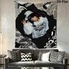 Tom Kaulitz Wall Tapestry Aesthetic Wall Hanging Printed Fabric Blanket Decorative Tapestries for Bedroom Living Room Home Decor