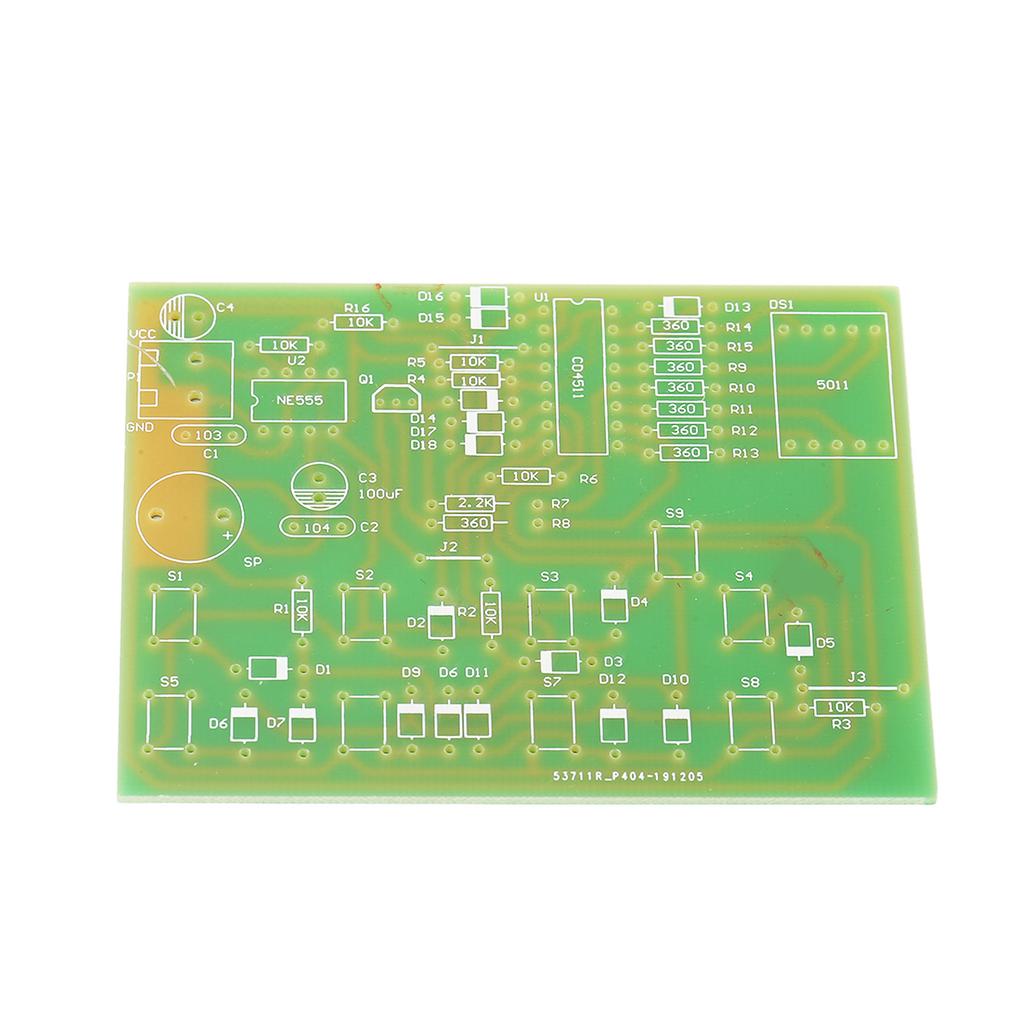 CD4511 Achtfach Digitaler Antwortgeber Experimentierbausatz Elektronischer DIY-Bausatz Vernünftiger Schaltkreis Antwortgeber