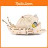 Children's Customizable Wooden Electric Snail Model Diy Science Kit Handmade Material Educational Physics Toy J-29 Material Pack