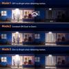 Solar Lights Outdoor 234LED 3 Modes Motion Sensor Flood Lights with Remote IP65 Waterproof Security Solar Lights for Outside